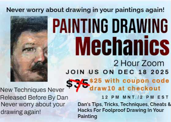 2 Hour Zoom - Perfecting The Drawing Within Your Painting