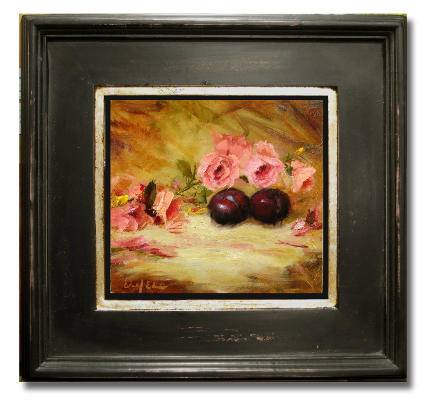 Plums and Flowers