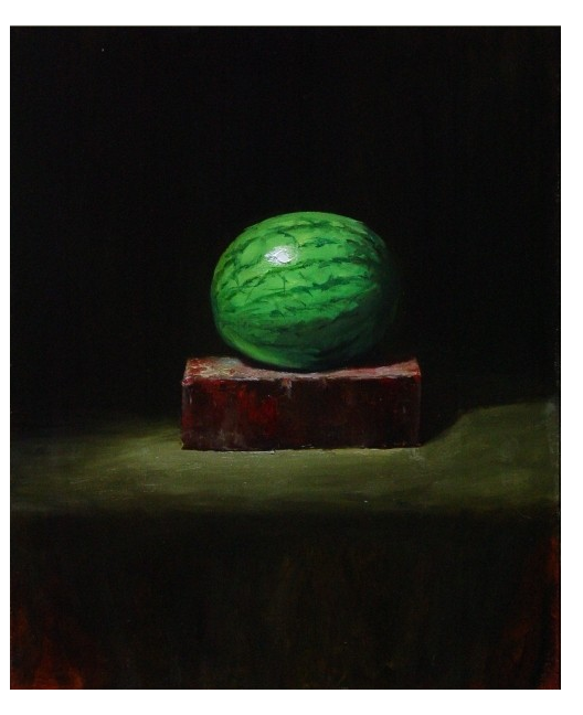 "Watermelon on Brick"
