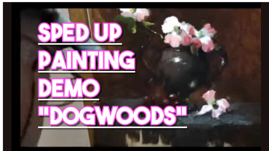 Sped Up "Dogwoods" Sketch - The Importance of Doing a Studies as an Artist - Painting Tip