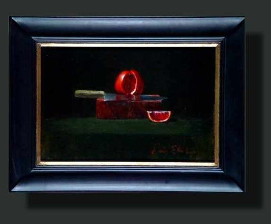 Grapefruit Blade and Light Original Oil Painting