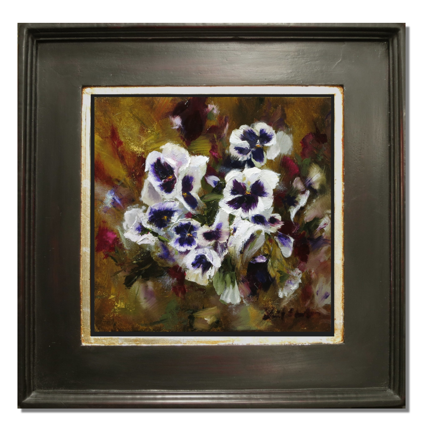 "White Pansies"