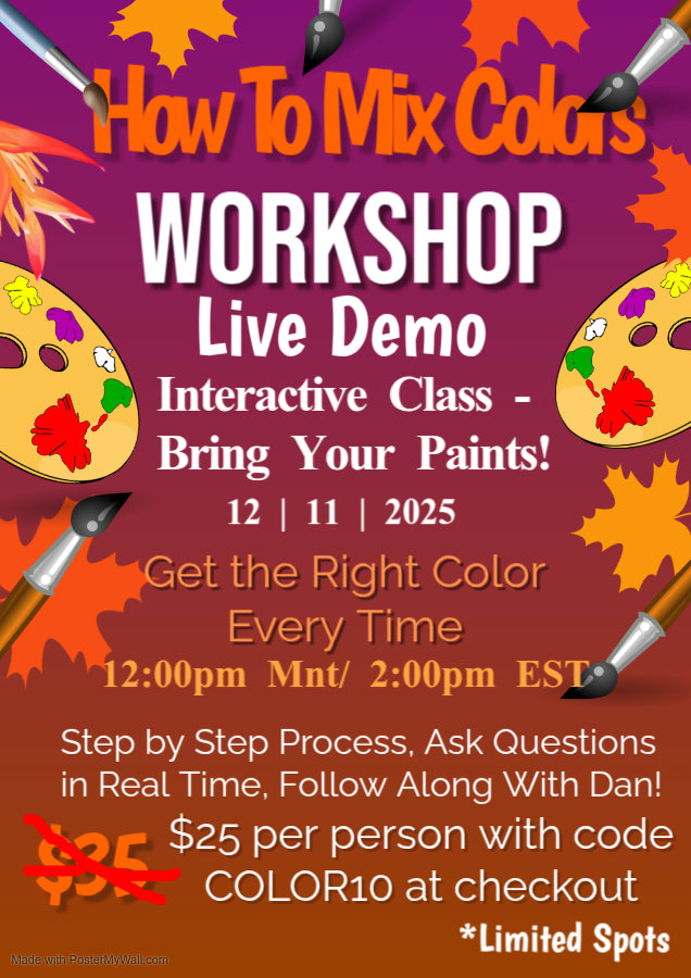 How to Mix Colors Live 2 Hour Zoom Class