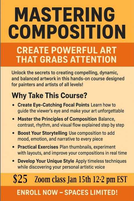 Mastering Composition Live Zoom Class