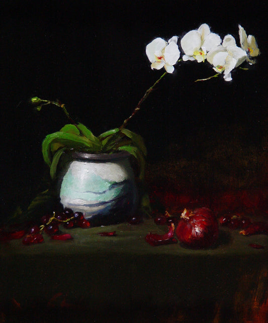 "Orchid and Red Onion"