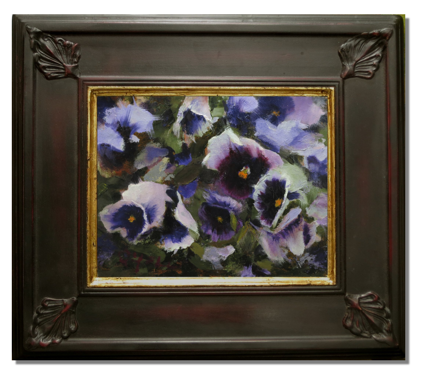 "Purple Pansies"