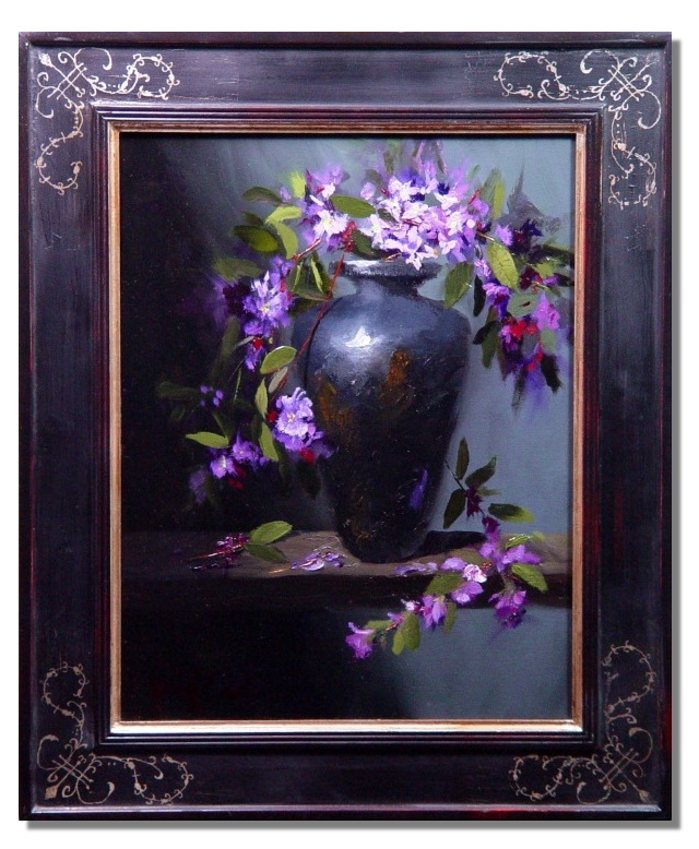 "Violet Lilac Blossoms"